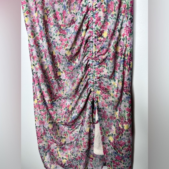 NWT BCBGeneration Women's Ruched Floral Print Sleeveless Mini Dress 14 - Picture 9 of 14